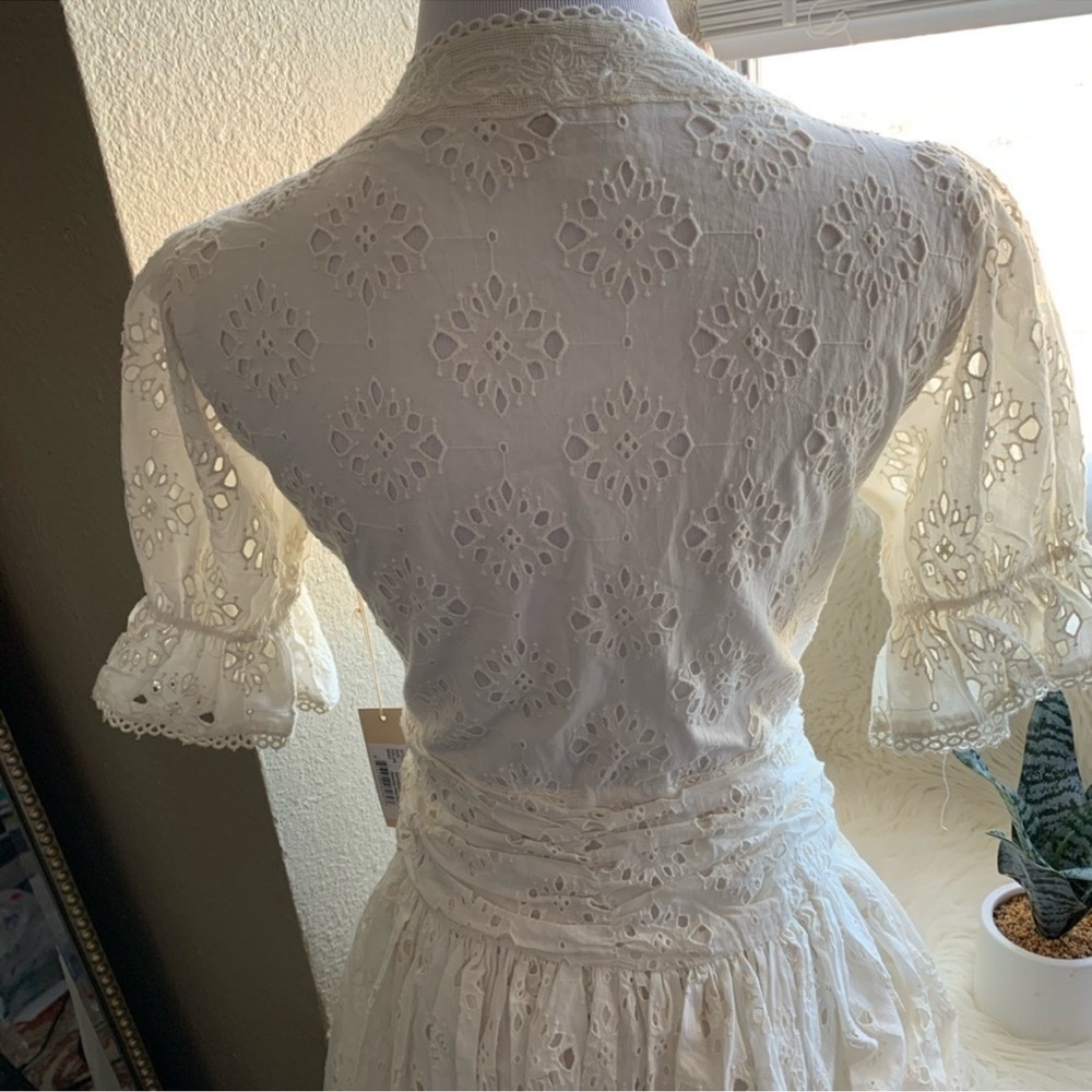 ANTHROPOLOGIE Love the label Puff Sleeve LaceDress - Picture 16 of 16